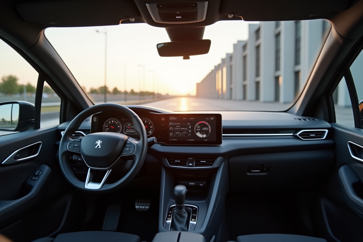 Intérieur du Peugeot Rifter 2024 tableau de bord et options