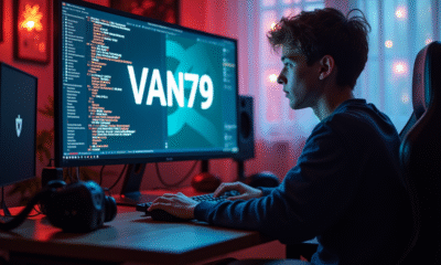 Jeune adulte concentré sur son setup gaming Valorant